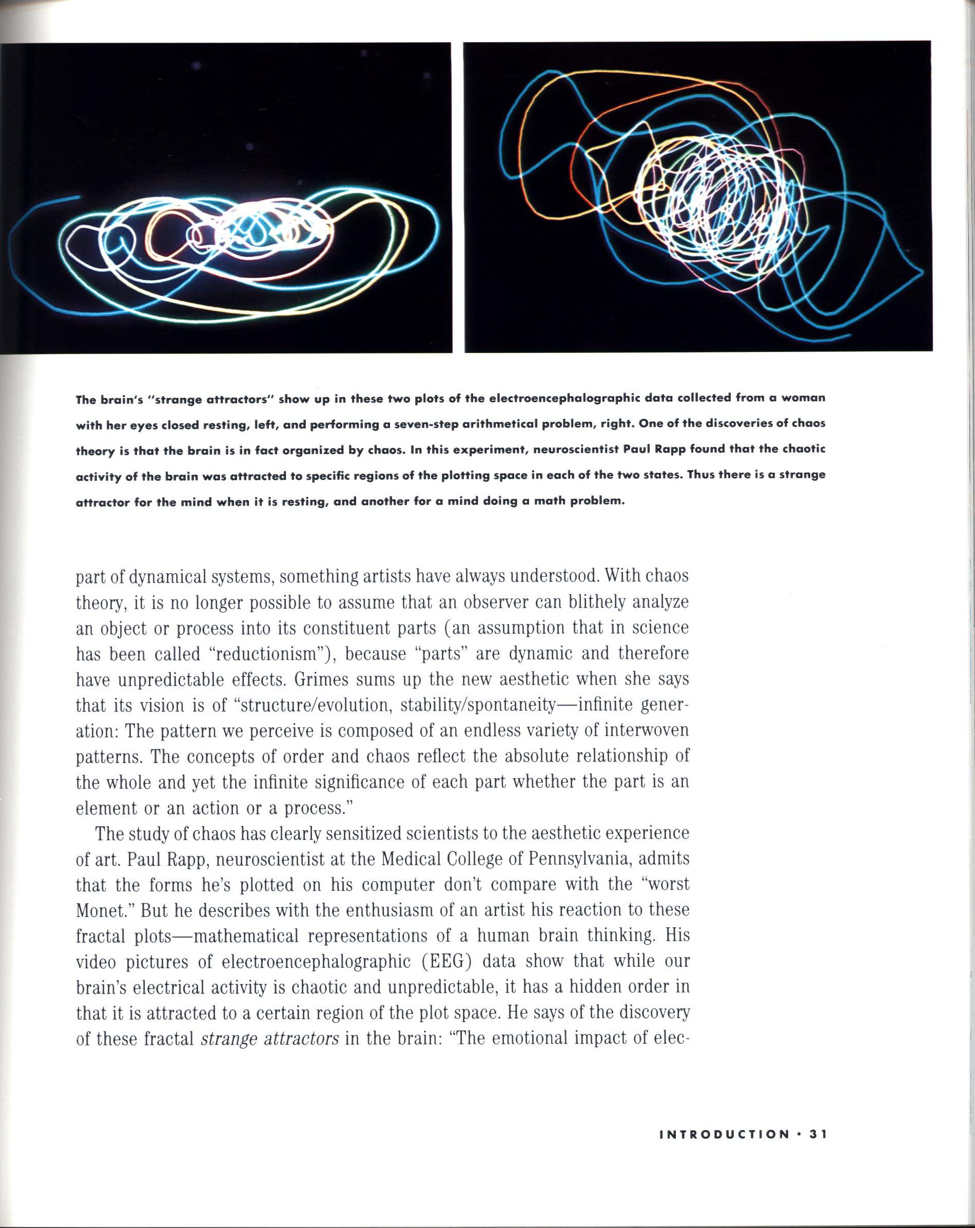 FRACTALS: THE PATTERNS OF CHAOS--discovering a new aesthetic of art, science, and nature. sisc4058c